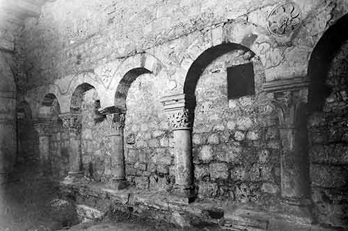 Cierre de arquerias de crujia sur (Archivo del Ayuntamiento de Burgos)