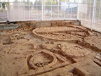 Restos del poblado protohistórico expuestos