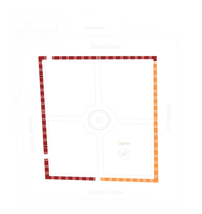 Plano del Claustro del Monasterio de Santa Domingo de Silos