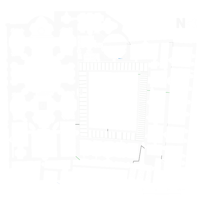 Plano de planta del Monasterio de Silos. Visita virtual