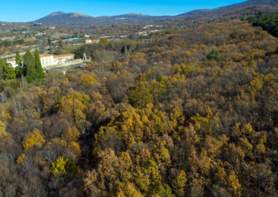 Vista aérea desde la Sierra de Béjar o Candelario