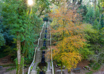 Manantial de Fonte Fría y escalinata